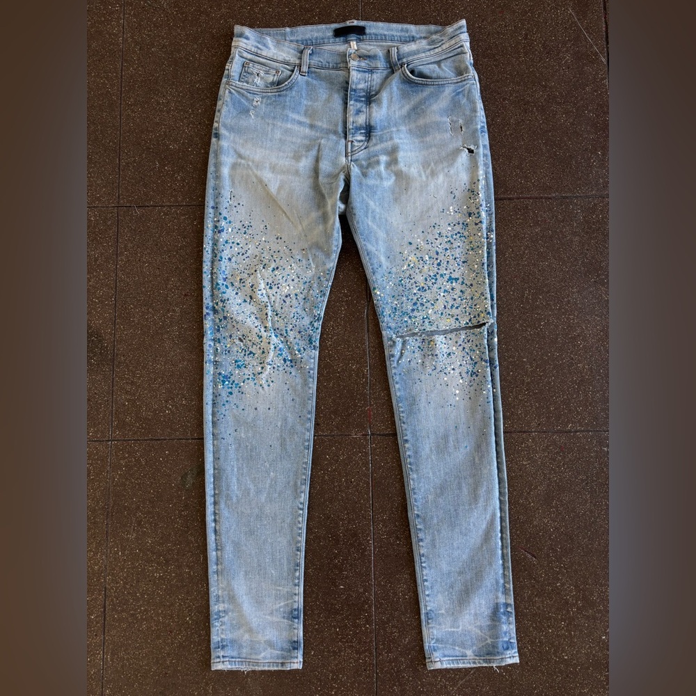 AMIRI crystal painter jeans